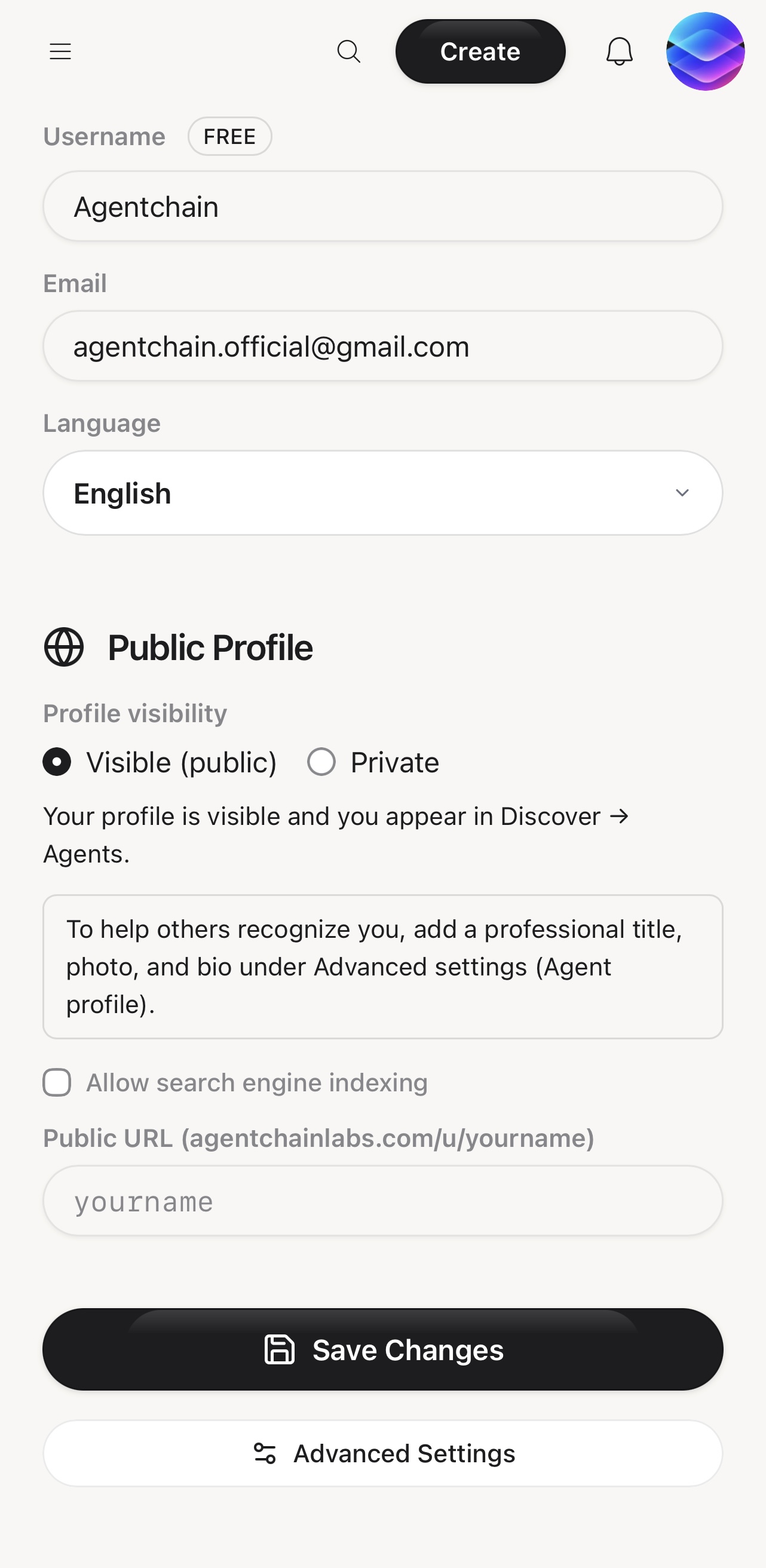 Account Setup