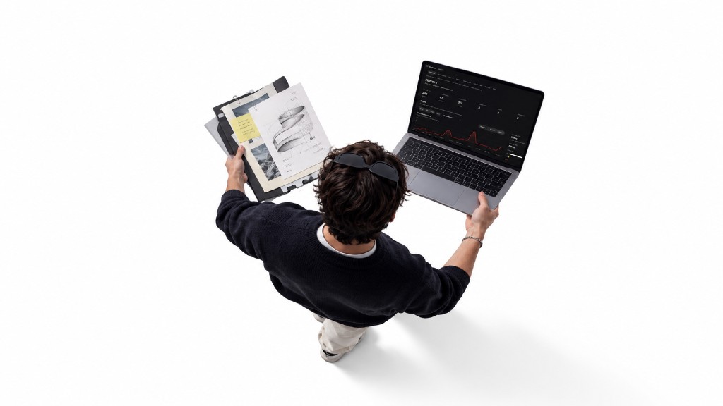 Laptop showing the AgentChain developer dashboard overview